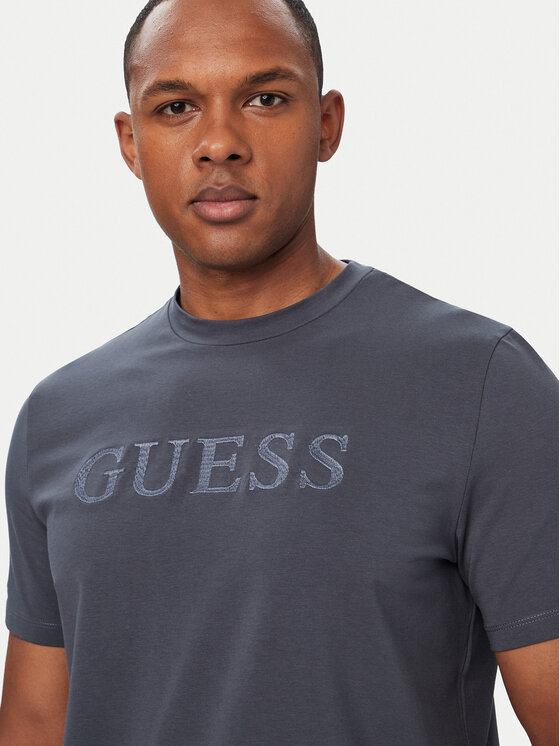 Guess Guess T-Shirt Z6YI17 K4968 Tmavomodrá Regular Fit