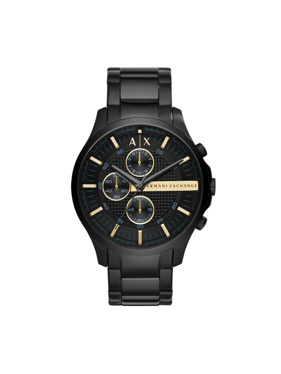 Armani Exchange Hodinky Hampton Chronograph AX2164 Čierna
