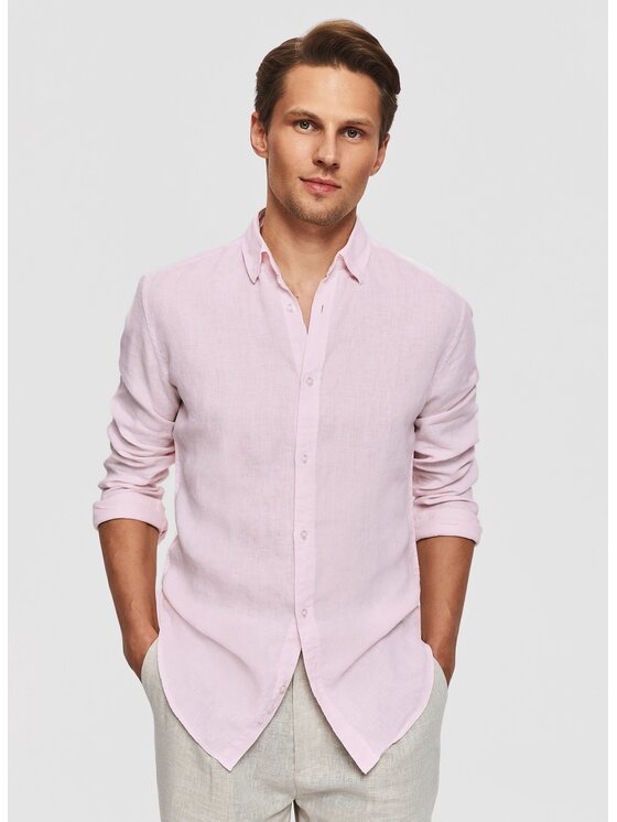 Pako Lorente Pako Lorente Koszula P26SN-1X-023 Różowy Slim Fit