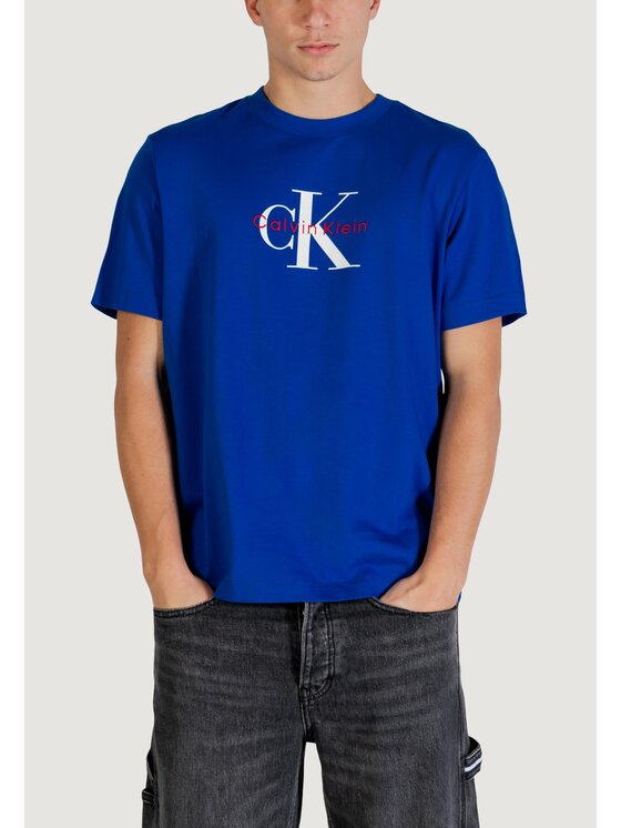 Calvin Klein Jeans Calvin Klein Jeans T-shirt SS Hero Monologo Tee Blu Casual Fit