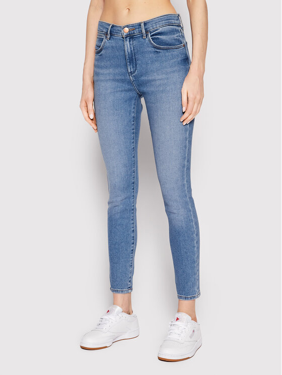 Wrangler Wrangler Jeans W27H4741G 112145956 Blu Skinny Fit