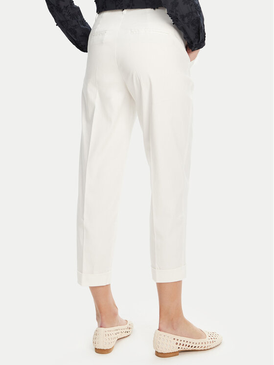 Tatuum Tatuum Текстилни панталони Seremi T2510.145 Екрю Regular Fit