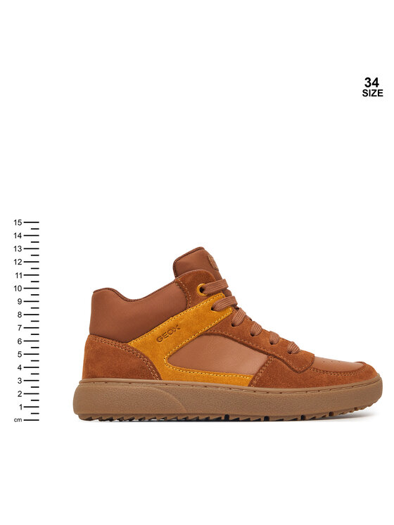 Geox Geox Sneakersy J Theleven Boy J46LDC 05422 C6689 S Brązowy