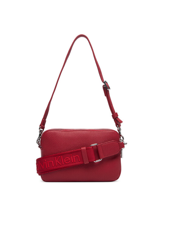 Calvin Klein Calvin Klein Soma Webbing 2X Strap Camera Bag LV04F3656G Sarkans