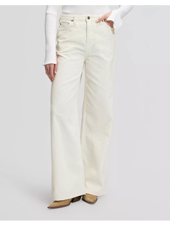 Lee Lee Jeansy STELLA Biały Wide Leg