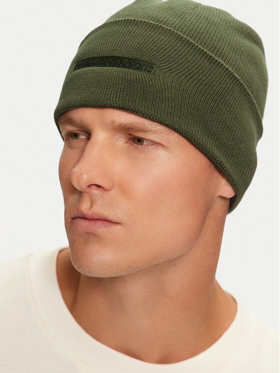 Calvin Klein Calvin Klein Cepure Inst Embro K50K512452 Zaļš