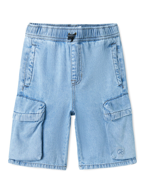NAME IT NAME IT Jeans kratke hlače Ben 13240411 Modra Baggy Fit