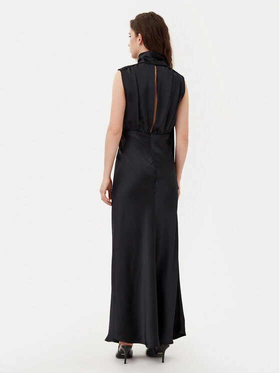 HUGO HUGO Kokteilinė suknelė Karile 50534559 Juoda Slim Fit