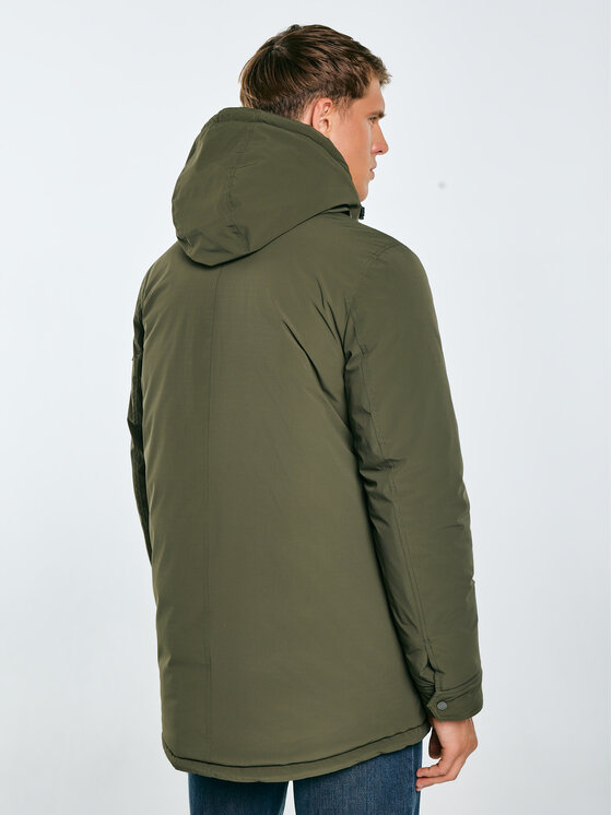 BIG STAR BIG STAR Kurtka zimowa LOB Zielony Basic Fit