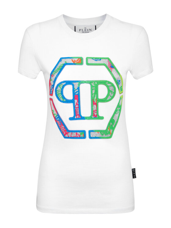 PHILIPP PLEIN PHILIPP PLEIN T-Shirt 847 Biały