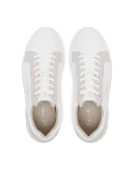 Calvin Klein Jeans Calvin Klein Jeans Sneakers Chunky Cupsole Mg Canvas YM0YM01219 Alb