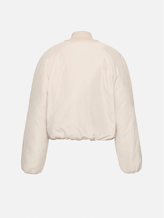 La Mania La Mania Kurtka bomber RAVELLE Kremowy Basic Fit