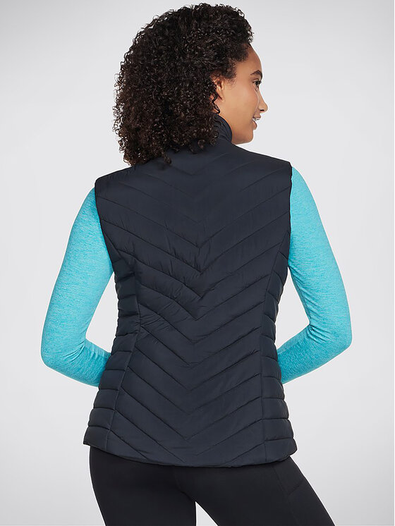 Skechers Skechers Bezrękawnik Goshield Everyday Vest JA7 Czarny Regular Fit
