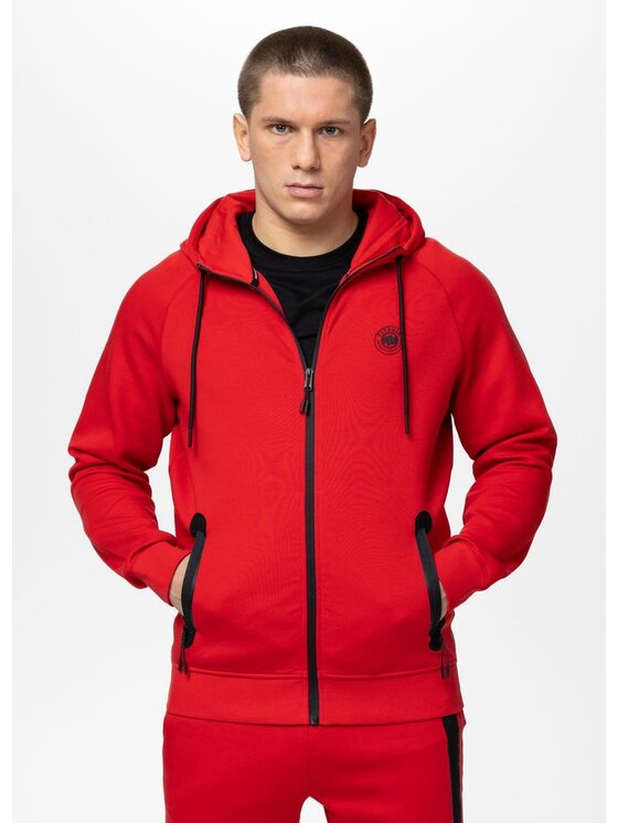 PITBULL PITBULL Bluza DOGWOOD Czerwony Regular Fit