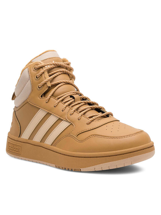 adidas adidas Sneakersy HOOPS 3.0 MID WINTER IF2636 Beżowy