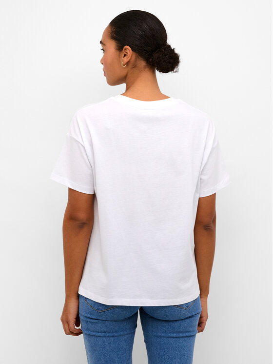 Kaffe Kaffe T-särk Firia 10508406 Valge Regular Fit