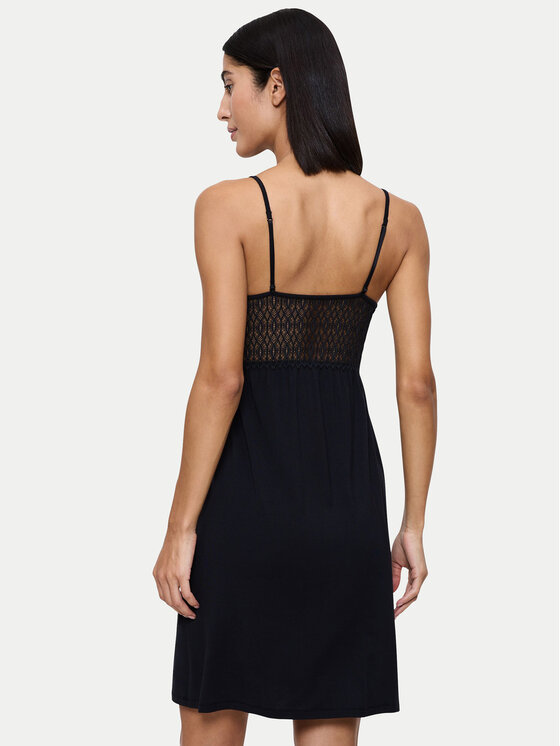 Triumph Triumph Naktiniai marškiniai Aura Spotlight 10225033 Juoda Regular Fit