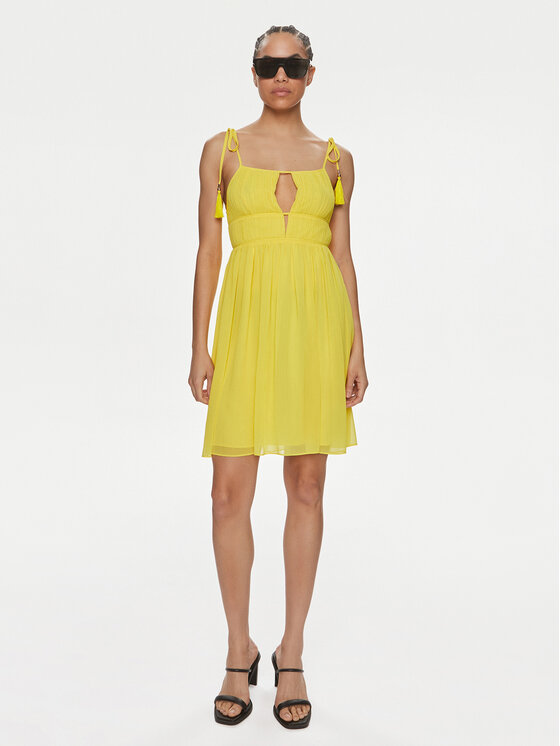 Patrizia Pepe Patrizia Pepe Suvekleit 2A2714/A061-Y447 Kollane Regular Fit