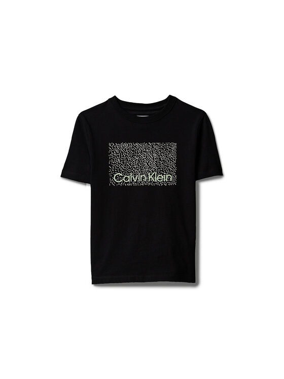Calvin Klein Jeans Calvin Klein Jeans Tričko Perforation LVCKSJA04B Čierna Regular Fit