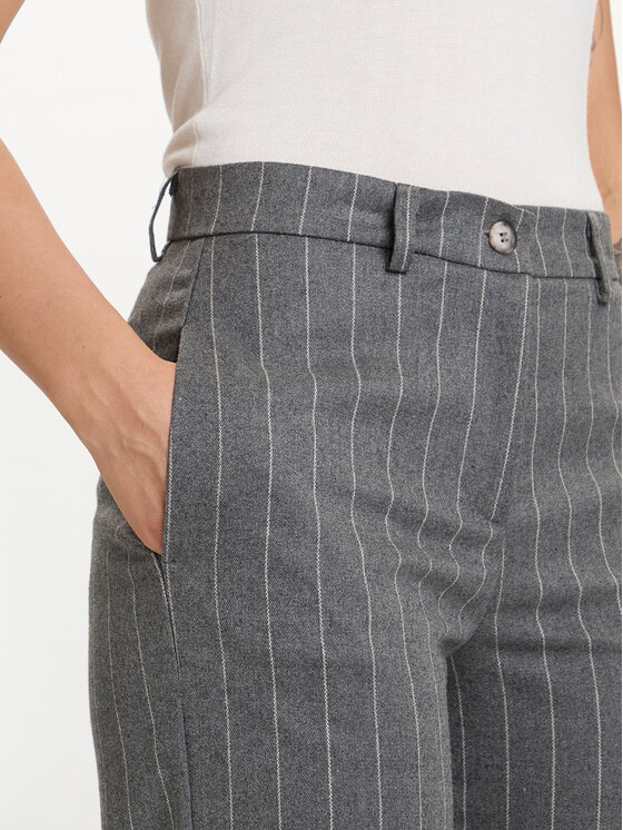 ViCOLO ViCOLO Pantaloni din material TF0232 Gri Regular Fit