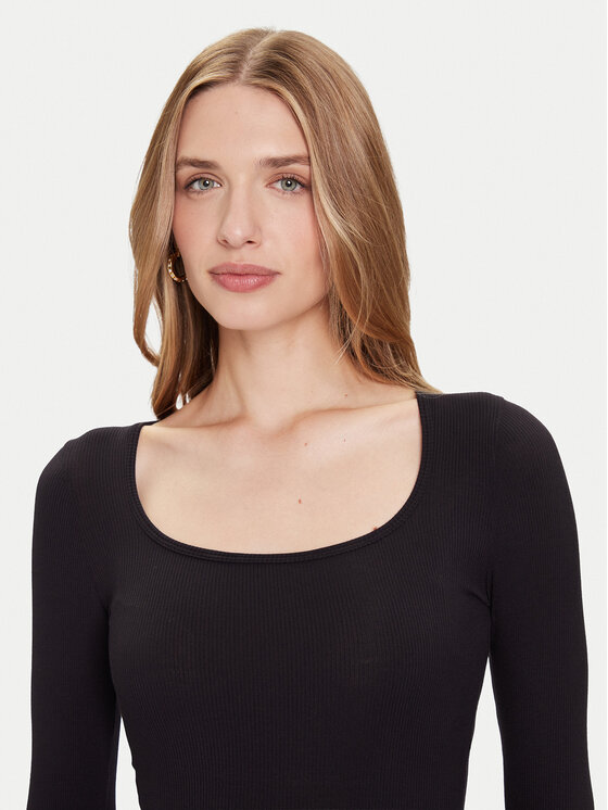 Guess Guess Ежедневна рокля O5BK03 KCDA2 Черен Slim Fit