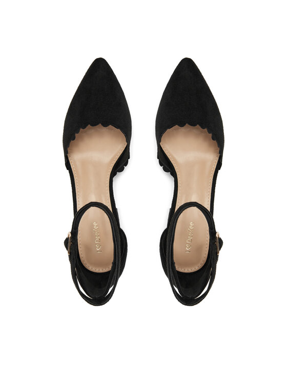 DeeZee DeeZee Lodičky DF-82574-4 Čierna