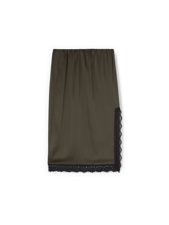 Motivi Motivi Gonna midi 1049Q001220N035 Verde Regular Fit