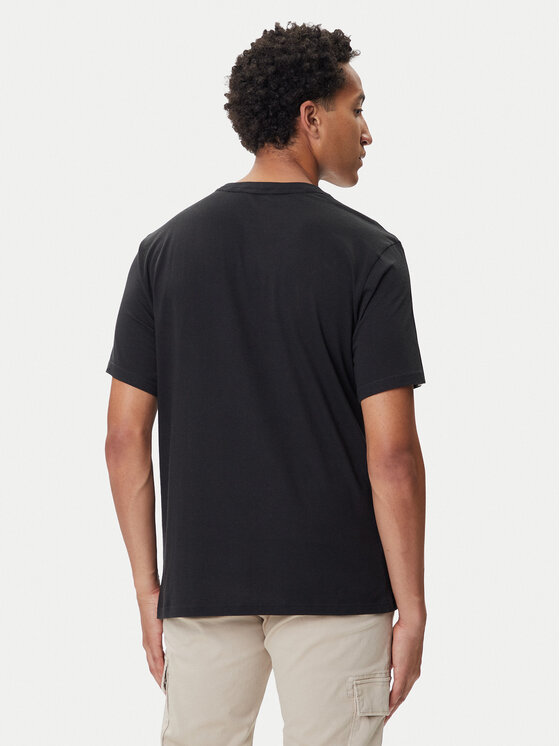 Tommy Hilfiger Tommy Hilfiger Marškinėliai Logo UM0UM03005 Juoda Regular Fit