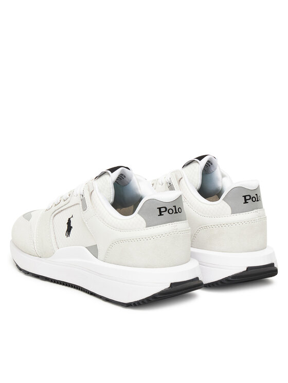 Polo Ralph Lauren Polo Ralph Lauren Sneakersy Train 89 V2 Suede-Paneled Sneaker 809973974001 Bílá