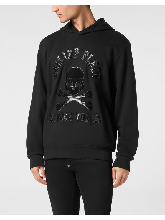 PHILIPP PLEIN PHILIPP PLEIN Felpa 14703 Nero Regular Fit