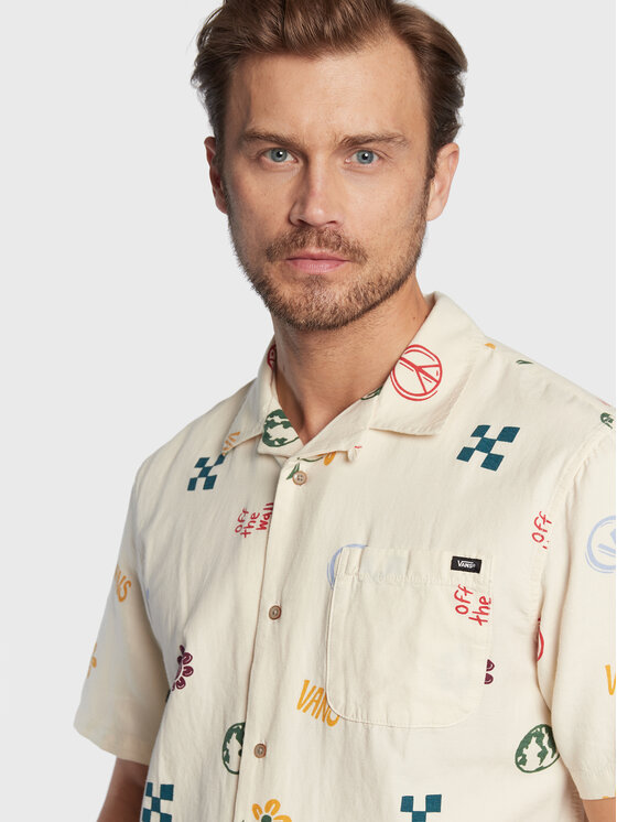Vans Vans Camicia In Our Hands VN0A7SFA Beige Classic Fit