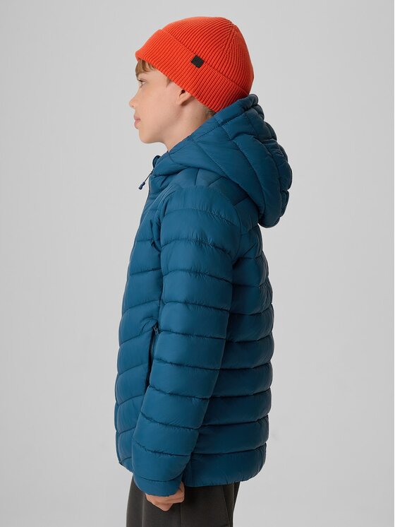 4F 4F Vatovaná bunda 4FJRAW26TDJAM1057-30S Tmavomodrá Regular Fit