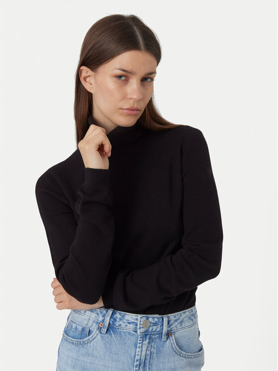 Vero Moda Vero Moda Golf Happiness 10300472 Czarny Slim Fit