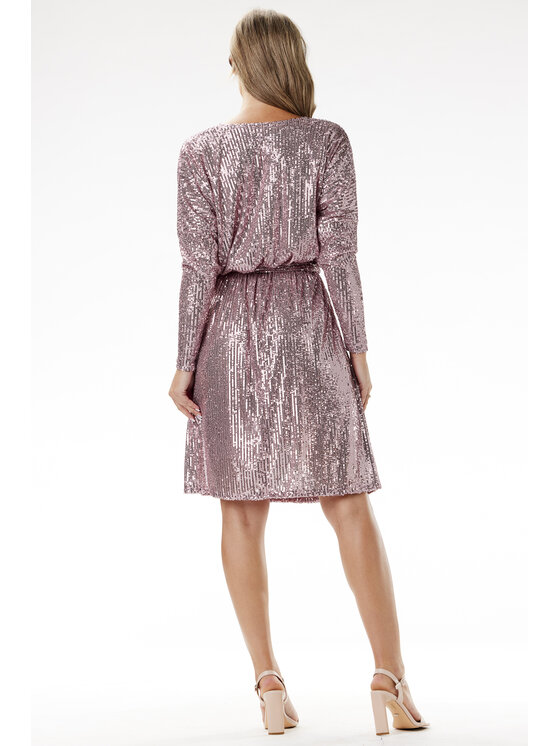 Awama Awama Abito da sera A690 Rosa Basic Fit
