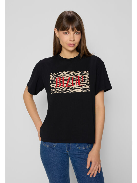 BIZUU BIZUU T-Shirt RALZA Czarny Standard Fit