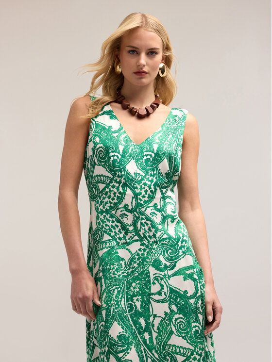Motivi Motivi Vestito da giorno 7179Q003269N0S1 Verde A-Line Fit