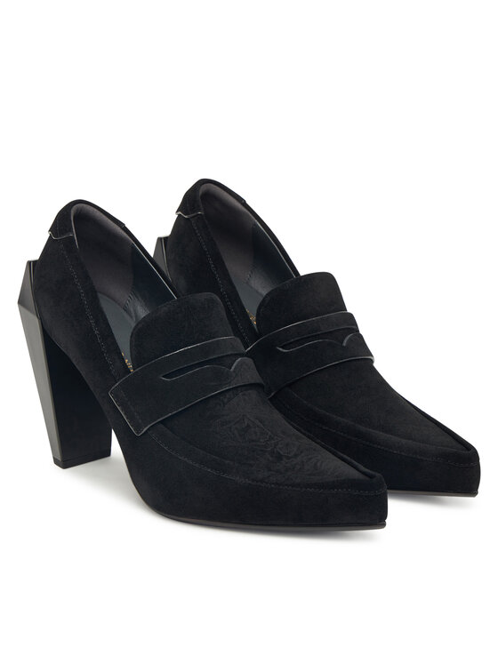 United Nude United Nude Poltopánky Gem Loafer Hi 10955560195 Čierna