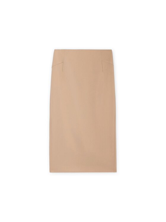 Trussardi Trussardi Spódnica midi 1166A000684N012 Beżowy Regular Fit