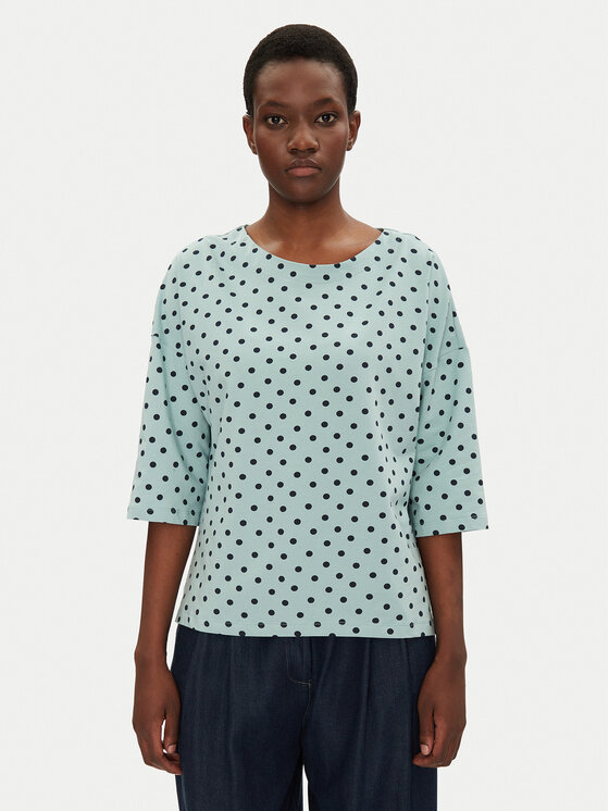 Fransa Fransa Bluză 20613439 Albastru Relaxed Fit