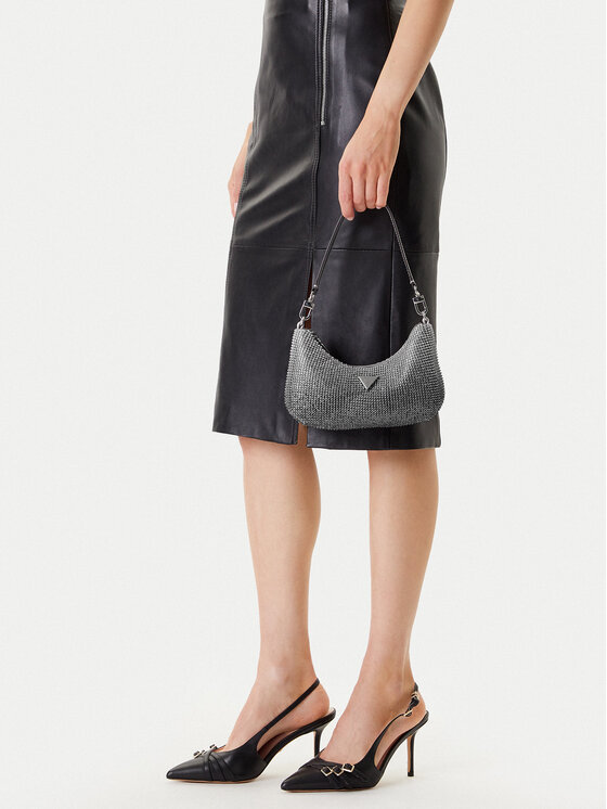 Guess Guess Ročna torba HWOY93 50720 Srebrna