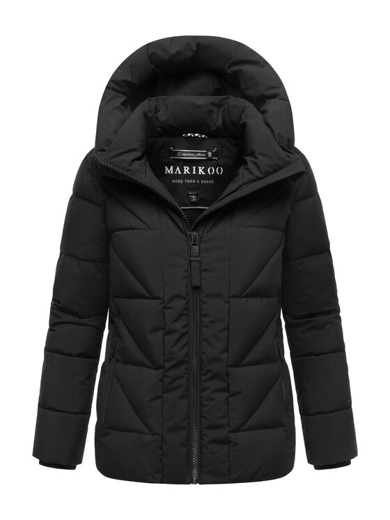 Marikoo Marikoo Kurtka zimowa Kuschelnasee Czarny Regular Fit