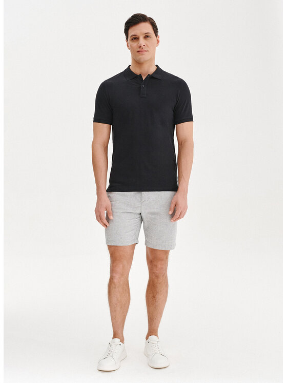 Pako Lorente Pako Lorente Polo P25BN-TX-001 Czarny Classic Fit