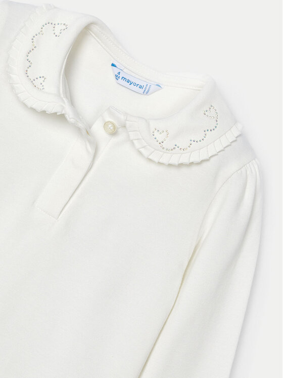 Mayoral Mayoral Bluse 131 Écru Regular Fit