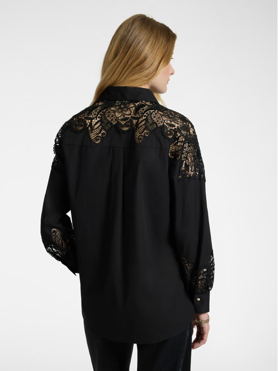 Elena Mirò Elena Mirò Camicia 5142P100201N033 Nero Over Fit