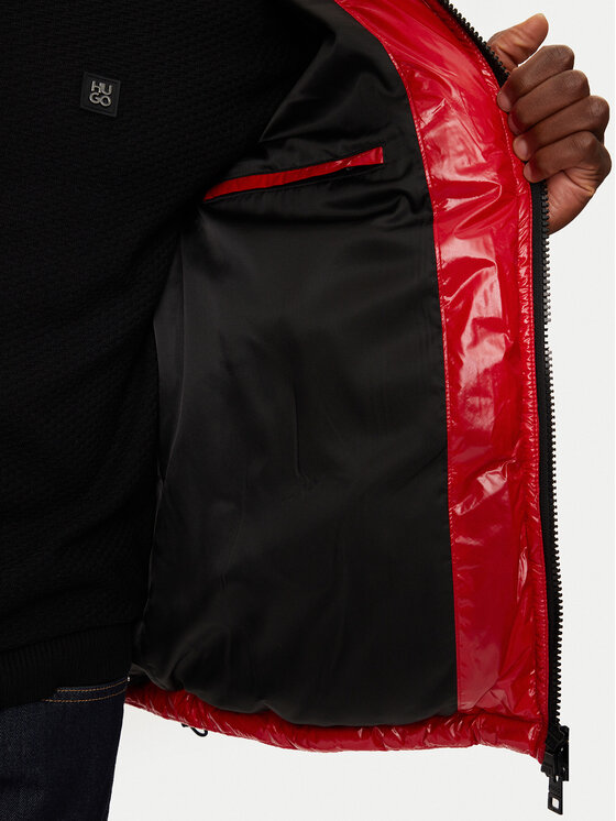 HUGO HUGO Télikabát Biron2441 50523206 Piros Slim Fit