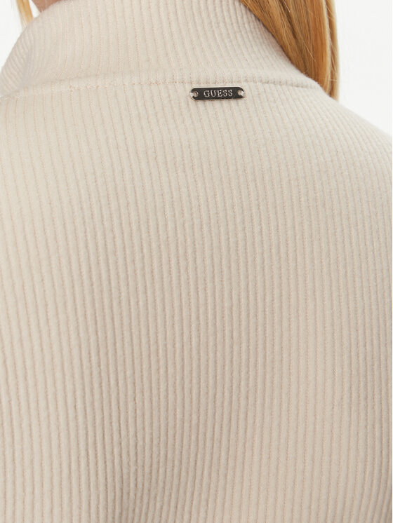 Guess Guess Felpa Ls Mariah Croset Top W4RQ22 KC360 Beige Regular Fit