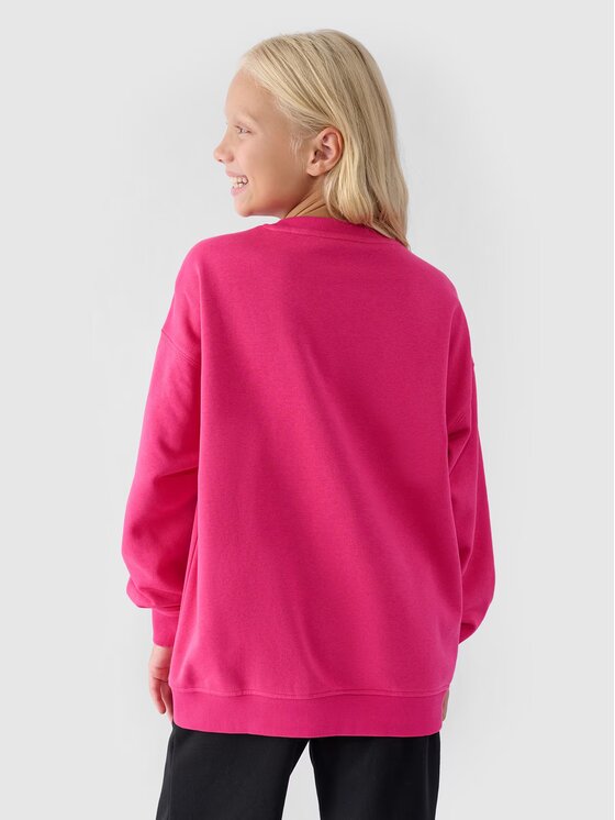 4F 4F Felpa 4FJWAW24TSWSF1214-55S Rosa Regular Fit