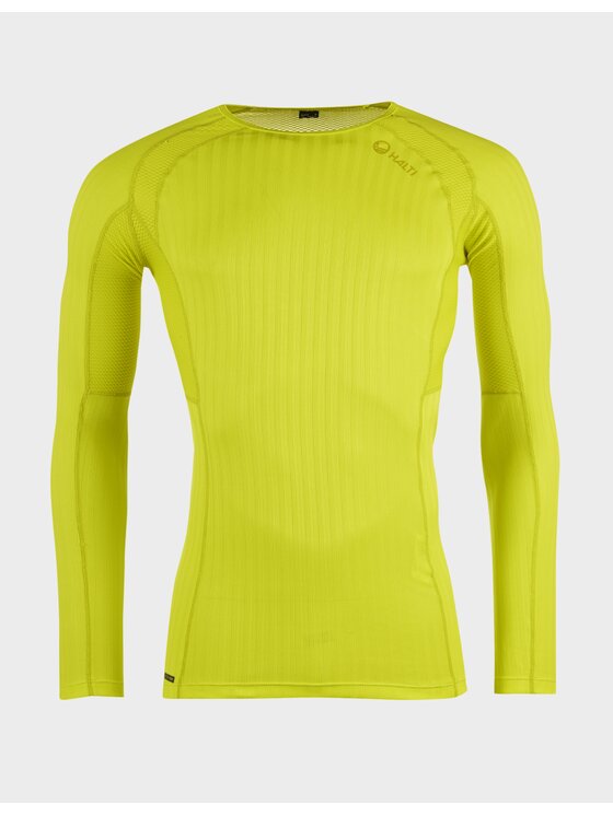 Halti Halti Bielizna termoaktywna górna Ultra Cool Mesh L/S Żółty