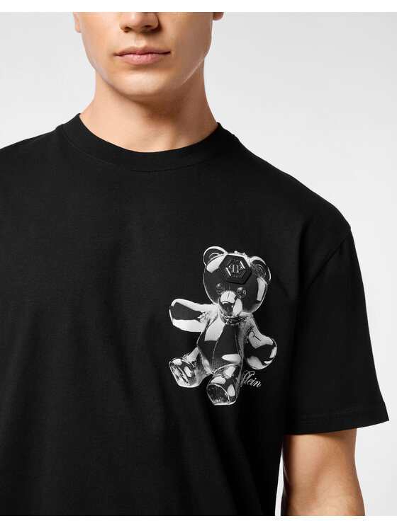 PHILIPP PLEIN PHILIPP PLEIN T-Shirt 27171 Czarny Regular Fit