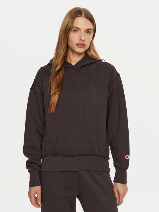 Champion Mikina 117468 Sivá Loose Fit